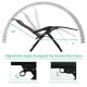 Adjustable angle zero gravity lounge chair with breathable rattan, designed for outdoor relaxation and comfort.
