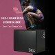 3-in-1 foam jumping box in black, featuring 20", 24", and 30" heights for versatile jump training and stability.