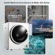 1.5 cu. ft. stainless steel clothes dryer with see-through window, wall-mounted for convenient drying of up to 10 lbs.