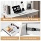 Spacious computer desk with a large storage drawer and smooth metal slides, perfect for home office or study use.