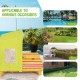 Kids patio lounge chair with awning, cup holders, and soft cushions, perfect for backyard relaxation and play.