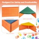 Detail of the Kids Outdoor Wooden Sandbox showing built-in corner seating and smooth surface for safety and comfort.