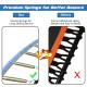 Close-up of premium springs for the 14 feet trampoline, highlighting durability and better bounce for outdoor fun.