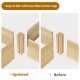 U-shaped wooden garden raised bed with five planter boxes, made of durable natural fir wood, ideal for backyard.