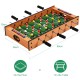Foosball game table with rotating surfaces, 2 in 1 design for indoor and outdoor fun, dimensions 69cm x 36cm x 10cm.