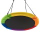 40-inch flying saucer tree swing in vibrant colors, made of durable 600D oxford fabric, perfect for outdoor play.