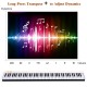 Full-size touch-sensitive keys of the BX-II 88-key digital piano with MP3, ideal for practice and performance.
