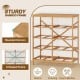8-drawer dresser with removable fabric bins, sturdy bamboo frame, and rounded corners for safe bedroom organization.