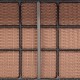 Close-up of the woven PE rattan texture on the 8 Piece Patio Wicker Sofa Set, designed for outdoor comfort and elegance.