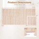 EVA foam floor tiles with wood texture, 8 pieces covering 21 sq. ft., ideal for living rooms and gyms.