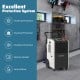 154 Pints commercial dehumidifier with pump, featuring an excellent protection system for large spaces up to 7000 sq.ft.