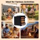 91 Qt insulated food pan carrier with safety buckles, ideal for parties and picnics, featuring customizable storage and.