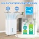 94.5 pints dehumidifier in white with LED display, 24-hour timer, and energy-efficient design for customized humidity.