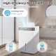 96 pints dehumidifier in white with smart touch control and 3-color indicator, ideal for spaces up to 5500 sq. ft.