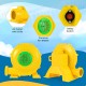 980W portable air pump fan with safety switch, air outlet grille, and premium fan blades for quick inflation of.