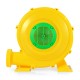 Yellow 980W bounce house blower with green air outlet grille, designed for quick inflation of inflatables.