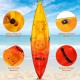 Single Sit-on-Top Kayak with Detachable Aluminum Paddles - Gallery View 10 of 10