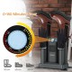 Electric shoe boot dryer for 4 shoes with 180 mins timer and ozone disinfection, ideal for drying and deodorizing.