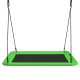 Green 60-inch platform tree swing with adjustable height and durable oxford cloth, perfect for outdoor fun and.