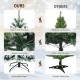 7-foot pre-lit snow flocked Christmas tree with 1116 tips and sturdy metal stand for festive holiday cheer.