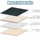 Memory foam layers of the seat cushion massager with plush cover, designed for comfort and warmth during use.