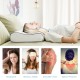 Orthopedic contour memory foam sleep pillow designed for neck support, relieving pain for all sleeping positions.