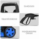 Non-slip handle and trigger with safety lock on the 1800W electric pressure washer for secure operation.