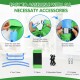 Assembly instructions for the 700lb giant 60-inch green tree swing, featuring foam tubes and adjustable ropes.