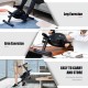 Portable under desk bike pedal exerciser with adjustable magnetic resistance for leg and arm workouts, ideal for home.