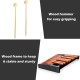 Wooden xylophone with 25 notes, hardwood keys, and two mallets for educational music play and creativity development.