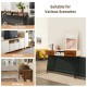 42-inch industrial console table with 2 drawers, suitable for entryway, living room, and bedroom storage needs.