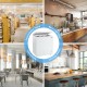 Chest freezer with 5.2 cu.ft capacity and 3 baskets, ideal for organizing frozen foods in limited spaces.