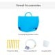 Carrying bag, stakes, hose assembly kit, and repair patches for the inflatable bounce house water slide accessories.