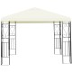 10 x 10 feet patio gazebo canopy tent with decorative patterns and sturdy steel frame for outdoor shelter and leisure.