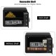 2-layer security safe deposit box with removable shelf, made of durable steel, ideal for securing valuables like cash.