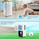 Dehumidifier with child lock, 32 pints/day capacity, and detachable filter for rooms up to 1750 sq. ft.