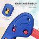 Close-up of the Step 2 children folding plastic slide showing easy assembly features and tool-free installation.