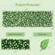 Expandable faux ivy privacy screen fence panel with white flowers, measuring 6.5' x 3.3', ideal for outdoor decor.