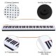 Portable BX-II 88-key digital piano with touch-sensitive keys, 2 external speakers, and durable aluminum alloy body.
