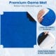 Premium game mat in navy with easy-to-clean surface, designed to reduce noise during gameplay for a 35-inch mahjong.