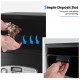 Front view of the digital deposit safe box showing the simple deposit slot for jewelry and cash convenience.
