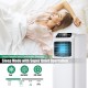9000 BTU portable air conditioner with remote control, showcasing sleep mode for quiet operation and comfortable.