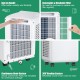Removable and washable filter of the 9000 BTU portable air conditioner for easy maintenance and improved air quality.