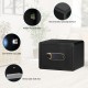0.5 cubic feet security safe lock box with keypad, durable steel, LED light, perfect for valuables like jewelry and.