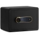 0.5 cubic feet security safe lock box with keypad, durable steel construction, compact design for valuables storage.