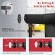 Close-up of the extendable safety gate for baby and pet, featuring wall cushion for no-drill installation.