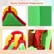 Close-up of the durable climbing handle on the inflatable water slide bounce house, made of puncture-resistant Oxford.