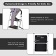 Folding step stool with anti-slip pedals, 2.75 feet tall, designed for safety and convenience in home and office tasks.