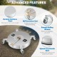 Stainless steel 4000PSI pressure washer surface cleaner with 16.5-inch coverage and 180° rotating design for efficient.