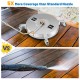 Stainless steel 4000PSI pressure washer surface cleaner with 16.5-inch coverage, ideal for decks and driveways.